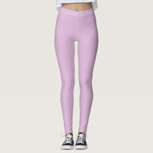 Soft French Lilac Solid Colour Leggings