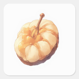 Soft Friendly Art Square Sticker