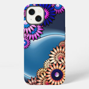 Soft Funky Flowers iPhone 13 Case