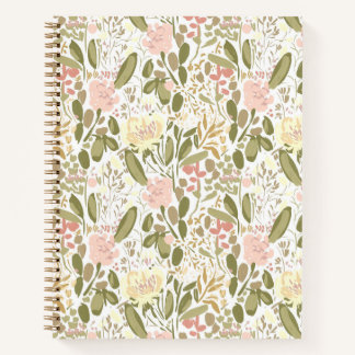 Soft Garden wedding Notebook