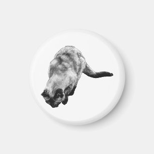 Soft Gaze, Calm Reminder Magnet