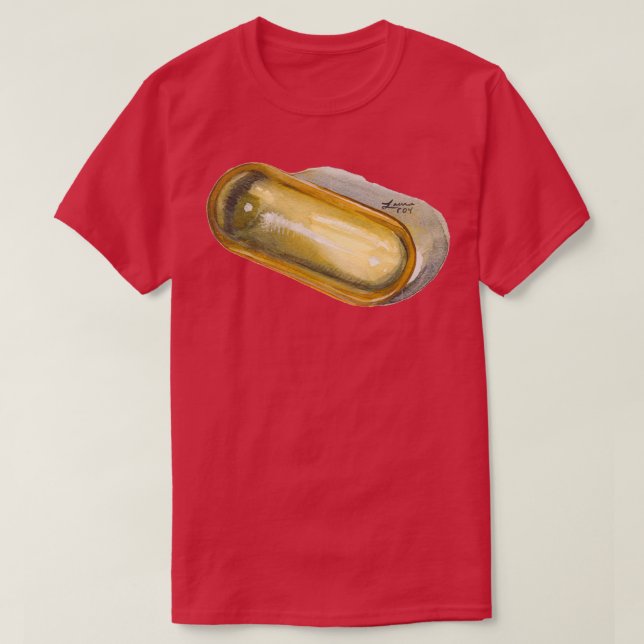 Soft Gel Capsule Pill T-Shirt (Design Front)
