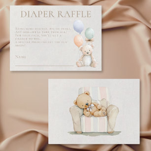 Soft Gender Neutral Nursery Toy Baby Shower Diaper Enclosure Card