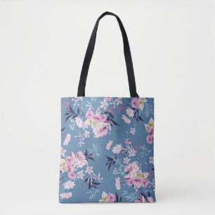Soft gentle and delicate Blooming garden floral wi Tote Bag