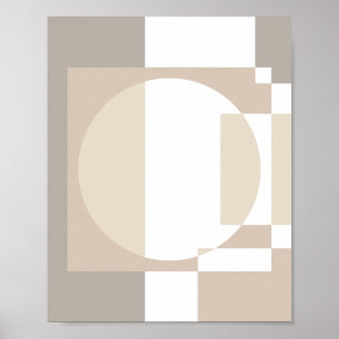 Soft Geometric Blocks – Simple and Sleek Poster