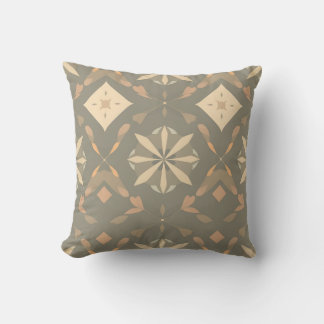 Soft Geometric Pillow - Natural Elements Decor