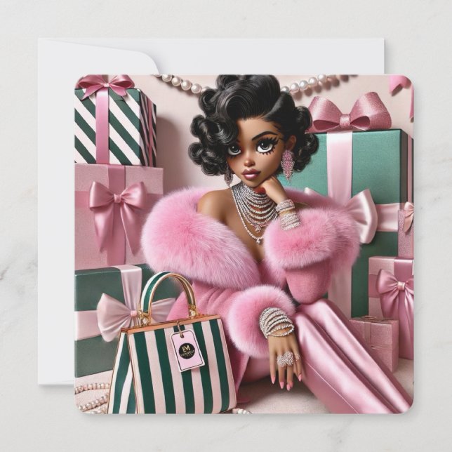 Soft Glam  Invitation (Front)