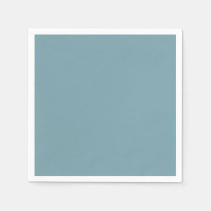 Soft Glamour - Misty Blue Slate Solid Napkin