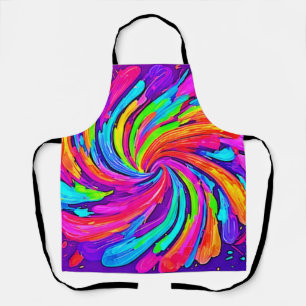 Soft Glow: Cartoon Rainbow  Apron