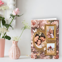 Soft Gold Baroque Floral Memory Frames Gallery Hol