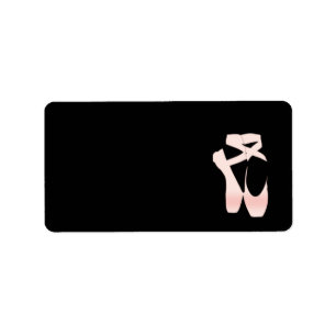 Soft Gradient Pink Ballet Shoes Label