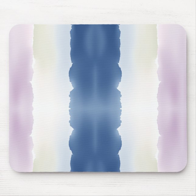 Soft Gradient Torn‑Edge  Mouse Mat (Front)