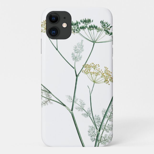 Soft Green Botanical IV Case-Mate iPhone Case (Back)