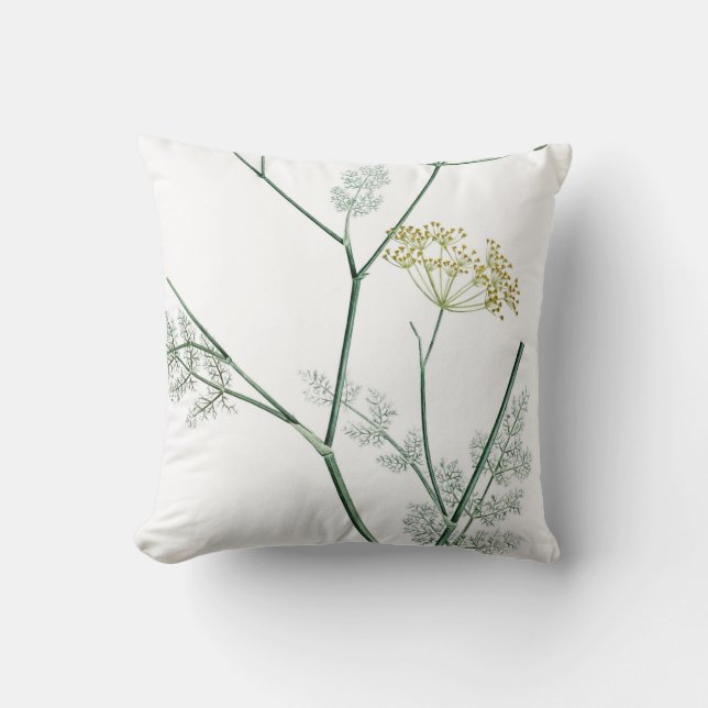 Soft Green Botanical IV Cushion (Front)