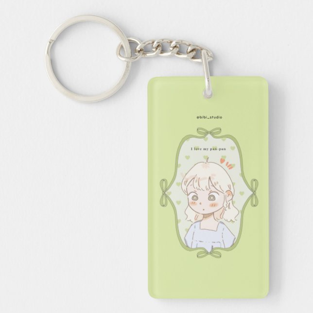 Soft Green  Key Ring (Front)