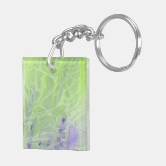 Soft Green & Lavender Harmony Key Ring