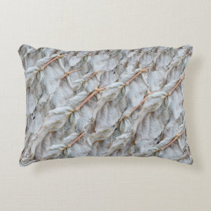 Soft Green Leaf Decorative Cushion