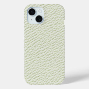 Soft Green Leather Textured Phone Case