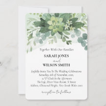 Soft Green Succulent Wedding Floral Botanical