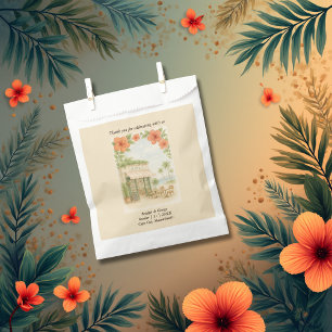 Soft Green Tropical Hawaii Destination Wedding Favour Bags
