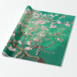 Soft Green Vincent Van Gogh Almond Blossoms Wrapping Paper<br><div class="desc">“Gift artfully, wrap beautifully.” Turn every gift into a masterpiece with this Van Gogh Almond Blossoms wrapping paper in a soft natural green. Featuring the iconic almond branches and blossoms set against a velvety green background, this design makes your presents as beautiful on the outside as they are on the...</div>