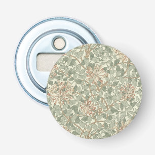 Soft Green Vintage William Morris Honeysuckle Bottle Opener