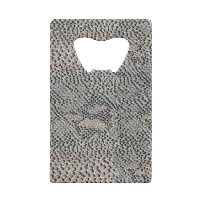 Soft Grey and Pink Snake Skin (Back)