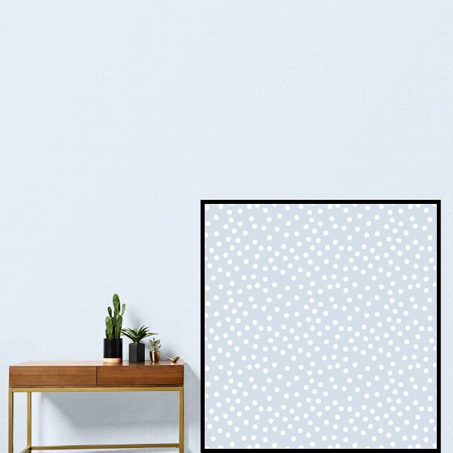 Soft Grey Blue with Light White Spots Circles Wallpaper (Creator Uploaded)