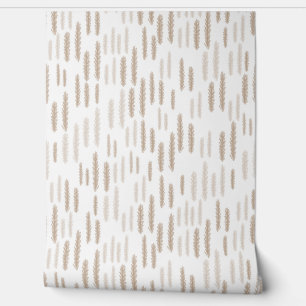 Soft Grey Brown Pine Needles Wallpaper