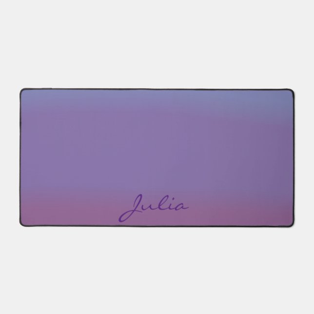  Soft Hazy Pretty Colourful  Desk Mat (Front)