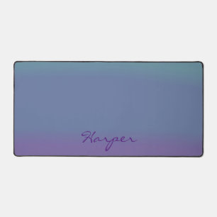 Soft Hazy Pretty Colourful Girls Desk Mat