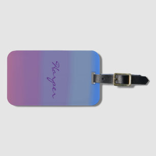 Soft Hazy Pretty Colourful Girls Luggage Tag