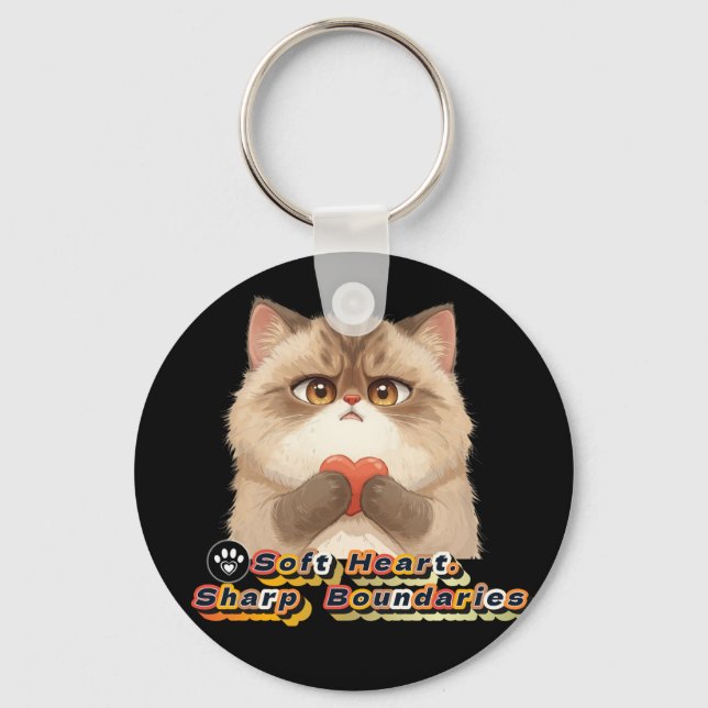 soft heart key ring (Front)