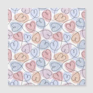 Soft Hearts: Continuous Line Valentine's