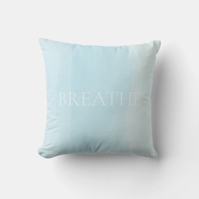  Soft Horizon Watercolor Cushion (Front)