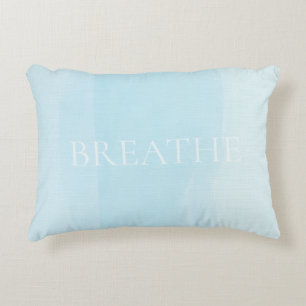 Soft Horizon Watercolor Decorative Cushion