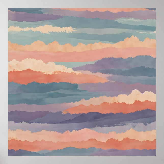 Soft Horizon Waves Poster (Front)