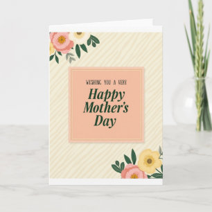 Soft Hued Mothers Day Art Card