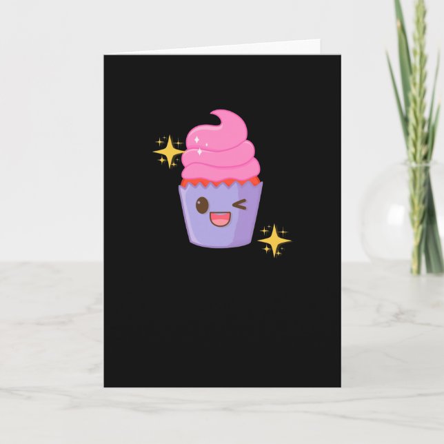 Soft Ice Cream Kawaii Food Card (Front)