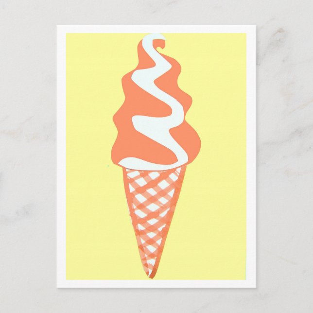 Soft Ice Cream Postcard (Front)