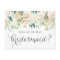 Soft Ivory Flowers Will You Be My Bridesmaid