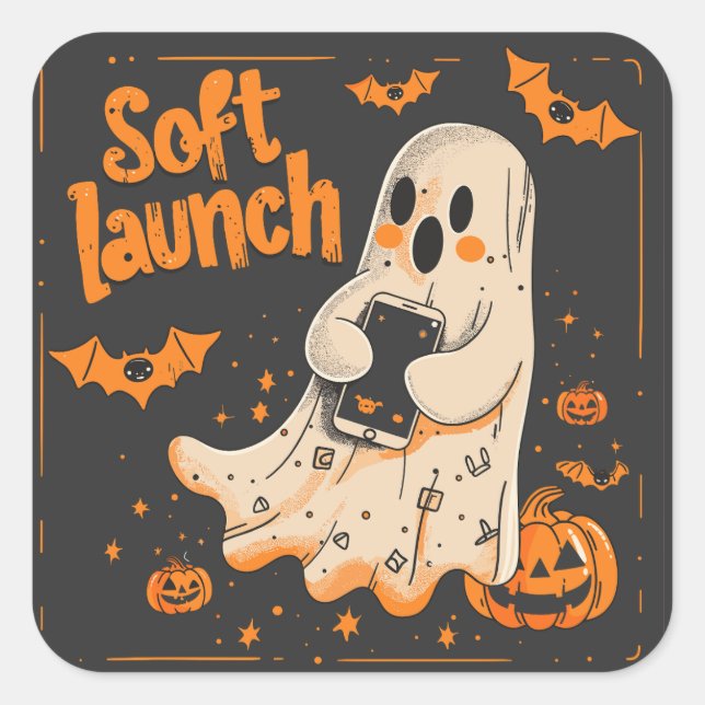 Soft launch | ExDesigner | Halloween Square Sticker (Front)