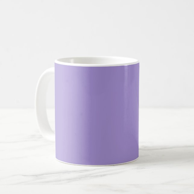 Soft Lavender Purple Colour Coffee Mug (Front Left)
