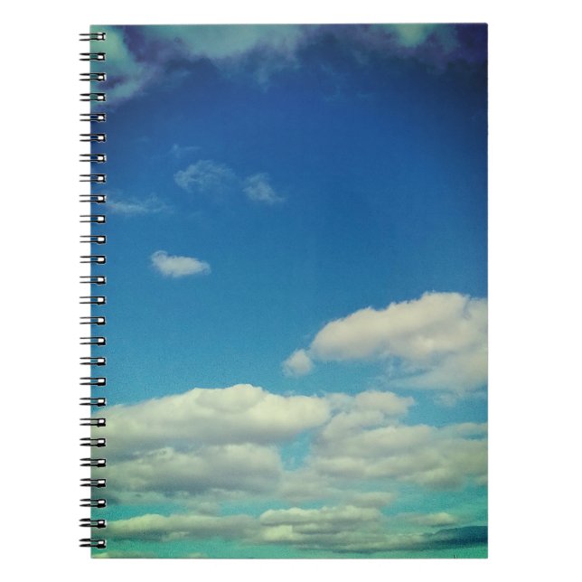 Soft layers of clouds notebook (Front)