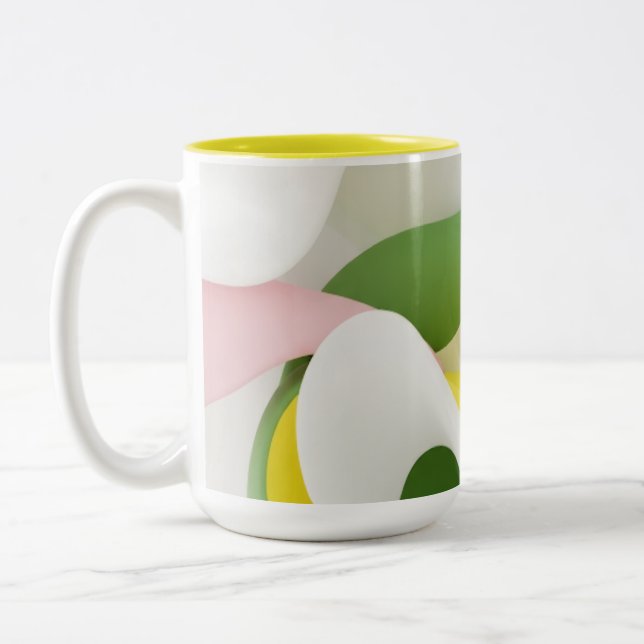 Soft Layers of Light Two-Tone Coffee Mug (Left)