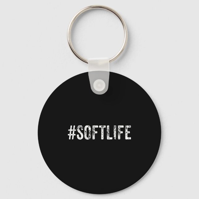 Soft Life Dont Stress Stress Softlife Softli  Key Ring (Front)