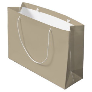 Soft Light Beige Background – Wedding Design Large Gift Bag