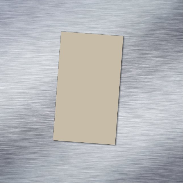 Soft Light Beige Background – Wedding Design Magnetic Business Card (In Situ)