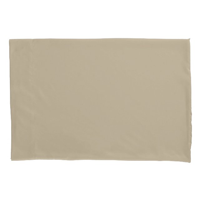 Soft Light Beige Background – Wedding Design Pillowcase (Front)