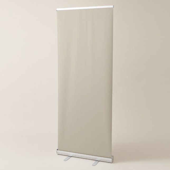 Soft Light Beige Background – Wedding Design Retractable Banner (3/4)